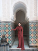 Solid Draped Neckline Long Dress Women Elegant Full Sleeve Cinched-waist Pleated Bodycon Robe Lady Chic Evening Dinner Gown
