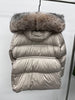Winter Real Fox Fur Collar Hooded Thick Goose Down Jacket Natural Coat Women Female Outwear Warm Russia Puffer Jackets