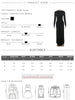 Ruched Elegant Maxi Dress Women Daily Casual Skinny Full Sleeve Solid Gown Midnight Prom Party Long Bodycon