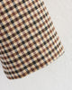 Women's Plaid Blazer Spring Casual Double Breasted Suit Jacket Office Work Daily Outwear Two Colors