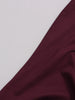 Solid Spliced Ruffles Folds Dresses for Women O Neck Long Sleeves High Waist Patchwork Lace Up Dress Female