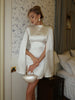Solid Batwing Sleeve O Neck Split Evening Party Outfits Sheath Women Dresses Hip Wrap Sexy Club Female
