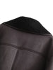 Women Thick Warm Outwear Faux Leather Jackets Autumn Winter Vintage Long Sleeve Lapel Coats Lady Streetwear Top