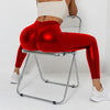 PU Leather Leggings Women Sexy Scrunch Butt Leggings Girls Faux Leather Yoga Pants High Waist Push Up Casual Leggings