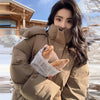 Padded Women Jacket Windproof Warm Winter Long Parkas Overcoat Loose Casual Hoodie Coat Skiing Outerwear Длинные п
