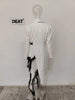 Women's Blazer Skew Collar Asymmetric Pleating Mesh Spliced Slim Designer Suit Jackets Autumn Tide 7AB4740