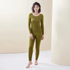 Winter Women Thermal Underwear Seamless Comfortable Double-layer Thermal Underwear Ultra-thin Autumn Clothes Pants Base Set