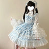 Han Mushroom Liang Original Design Lolita Dress Flower Marriage Jsk Suspender Dress Women