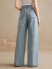Women's Plus Size Y2K Straight Leg Jeans Stretch Washed Denim Embroidery Design Comfortable