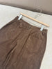 Women's high-waisted casual corduroy straight-leg wide-leg pants