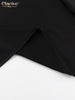 Casual Black Satin Women'S Dress O-Neck Long Sleeve Ankle Length Dresses Elegant Classic Solid Female Dress