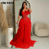 Women Tierred Mesh See Though Off Shoulder Sweetheart Collar Maxi Long Floor Length Dress Evening Sexy Party Dresses