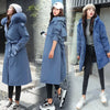 Winter Jacket Women's Parkas Thick Warm Fur Lining Long Parka Female Hooded Fleece Padded Coat Distachable Outwear 5XL