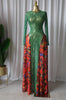 Women O-neck Long Sleeve Big Swing A-line Maxi Dress Spring Evening Sexy Parties Vacation Long Dresses Vestidos