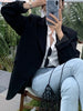 Casual Loose Lapel Ladies Suit Jackets Full Sleeve Single-breasted Solid Female Blazer Tops Spring Women Outwear