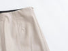 Women's Faux Leather Pants High Waist Straight Leg Trousers Female Streetwear Stylish Stretch Pencil Pants