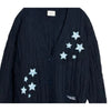 Women's Clothing Autumn Winter Knit Cardigans Embroidery Coats Knitwear Casual Retro Sweaters Long Sleeves Tops Buttons