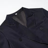 Woman Spring Street Style Solid Pockets Long Sleeves Double Breasted Blazers Female Turn-Down Collar Coats