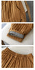 Women's Warm Pants Autumn Winter Vertical line pressed Solid Cotton padded Elastic waist band Buckle Casual Carrot trousers