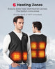 Kemimoto Heated Vest Women 6 Heating Areas Winter Warm USB Electric Heating Lady's Jacket Adjustable for Outdoor Ski Cycling