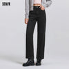 Jeans Women Vintage Long Trousers Spring Wide-leg Trousers Comfortable Soft Versatile Trousers