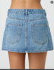 Washed Denim Skirt Women Simple All-match Girl Mini Skirts Temperament Commuting Style Female Clothing