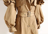 Spring Autumn Long Black Khaki Trench Coat for Women Belt Elegant Chic Stylish Designer Clothes Runway