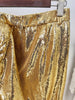 High Street Designer Runway Suit Set Women's Single Button Sequined Blazer Jacket Flare Pants Set 2pcs