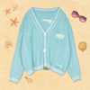 1989 Cardigan TS Seagulls Cozy Chunky Knit Oversized Button Up Sweater Jacket Women Teenagers Taylor Version T.S