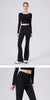 Fake Two High Waisted Slightly Flared Pants with Hip Covering Skirt for Women's Running, Dance Training, Pilates Sports Pants