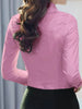 Spring Autumn black white shirt women's Korean version slim fit long sleeved workwear shirt professional dress formal top