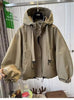 Korean Trench Coat Women Spring Autumn Loose Long Sleeve Casual All-Match Hooded Windbreaker Outerwear Ladies Overcoat