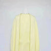 High Neck Cape Sleeve Slim-Fit Maxi Dress Pearl Trim Solid Color Floor Length Modest Abaya Style Formal Occasion Women