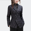 Light Thin Winter Clothes Cotton-padded Jacket Ladies Slim Short Ruffled Suit Parkas Coat Female Overcoat