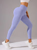 Women's Seamless Knit High Waist Yoga Leggings, Butt Lifting Slim Fit Sports Pants for Running & Fitness Training