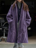 Black Big Size Long Cotton-padded Coat Long Sleeve Loose Fit Women Parkas Tide Autumn Winter 1DH2804