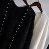 Imitation Mink Velvet Cardigan Sweater Jacket Women Autumn Winter Korean Loose Elegant Knitted Coat Female Tops