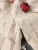 Color Block 3D Flower Turn-Down Collar Long Sleeve Blazer Slim Fit Women's Top Spring Autumn CPG2870