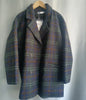 Winter Clothing Plaid Women's Coat Vintage Thicked Wool & Blends Streetwear Casual Coats Tops Abrigos Para Mujer