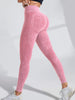 Women High Waist Seamless Yoga Pants Letter Sand Washed Hip Lifting Tight Waist Exercise Outdoor Sports Leggings