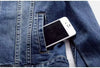 Ladies Denim Jacket Spring Autumn Long-Sleeve Women Cowboy Outerwear Elegant Single-Breasted Female Jeans Coat