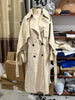 Green Oversized Belt Overcoat Elegant Long Sleeve Women Pleated Lapel Lace Up Windbreaker Autumn Lady Casual Street Outerwear