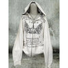 Aesthetic Elegant Sweatshirt Sets Woman Y2k Patchwork Design Coat + Warm Casual Pants Female Zipper Design Chic Outfits Winter