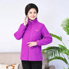 Middle Age Mom Thickening Cardigan Jacket Ladies Coral Fleece Shake Grain Fleece Sweatshirt Winter Female Large Size 5XL Outwear