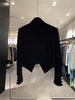 Velvet Double Breasted Shirt With A Slimming And Versatile Style Suitable For Short Stature Short Suit Jacket Women