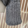 Real Rabbit Fur Hooded Coat Long Sleeve Women Casual Loose Knitted Genuine Fur Jacket With Hood Female Natural Fur Outwear