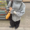 Elegant Women's Short Woolen Coats Stand Collar Double Breasted Long Sleeve Female Jacket Autumn Winter Lady Warm Outwear