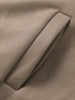 Collarless Belt Jacket Coat Lace-up Minimalism Beige Gentle Short Woolen Overcoat Waist Cinching Women Autumn Winter Overcoat