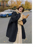 Autumn Winter Korean Loose Women Down Cotton Coat Hooded Medium Length Cotton Coat Large Pocket Windproof Coat