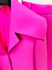 High Street Designer Suit Set Women's Cropped Blazer Jacket Pants Suit 2pcs